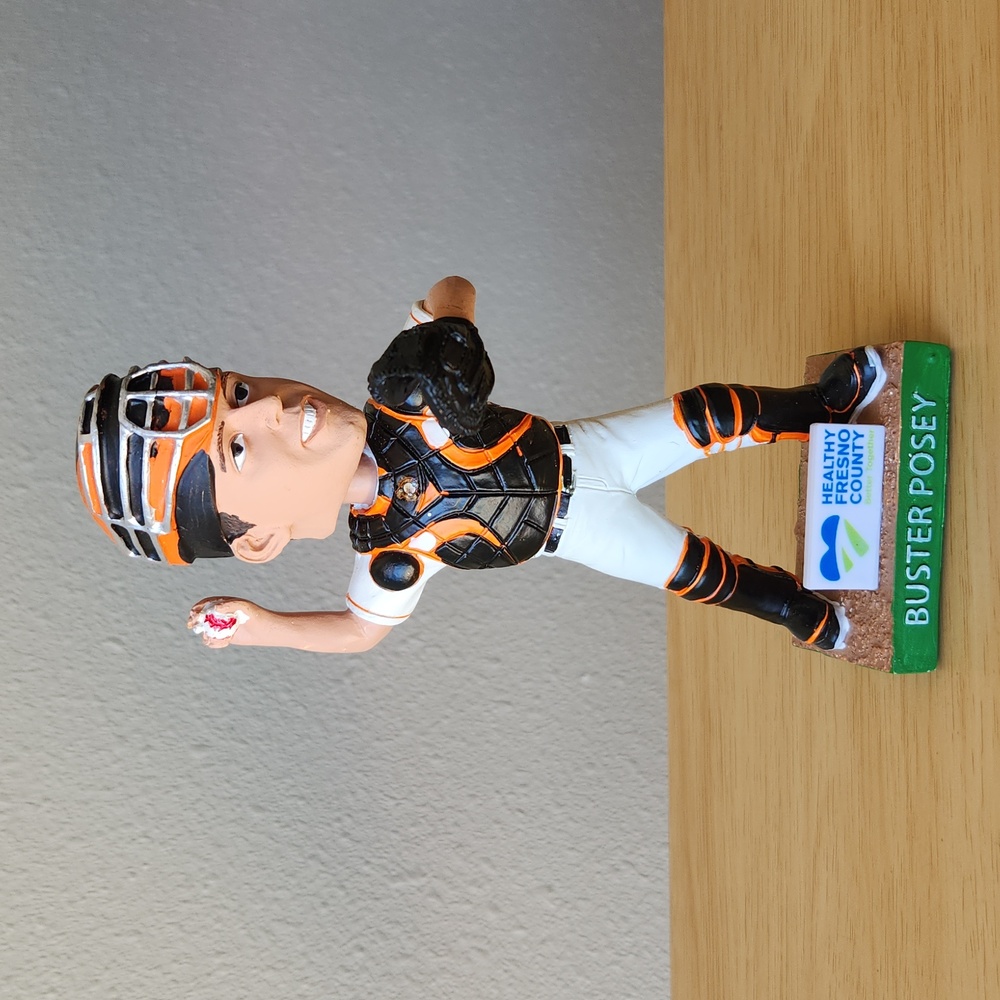 San Francisco Buster Posey Fresno Grizzlies Giveaway Bobblehead New